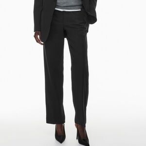 Aritzia Babaton Black Wool Command Pant Trouser